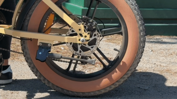 Bike tricks of jansno X70 fat tire ebike
