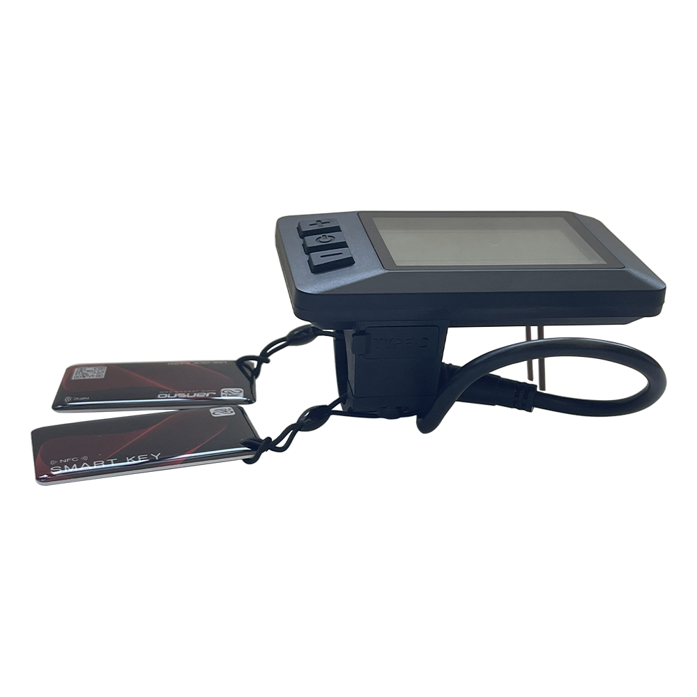 Display screen with NFC for jansno ebikes side view