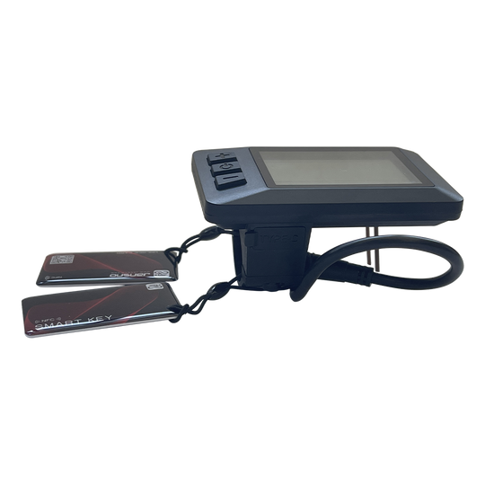 Display screen with NFC for jansno ebikes side view