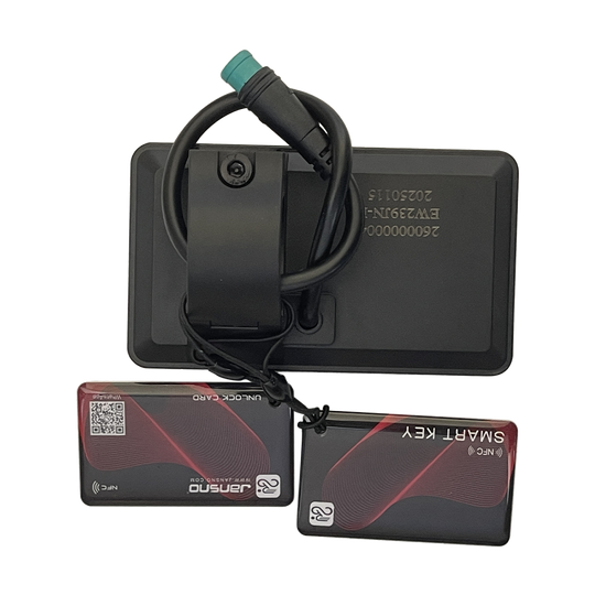 Display screen with NFC for jansno ebikes back view come with 2keys in the package