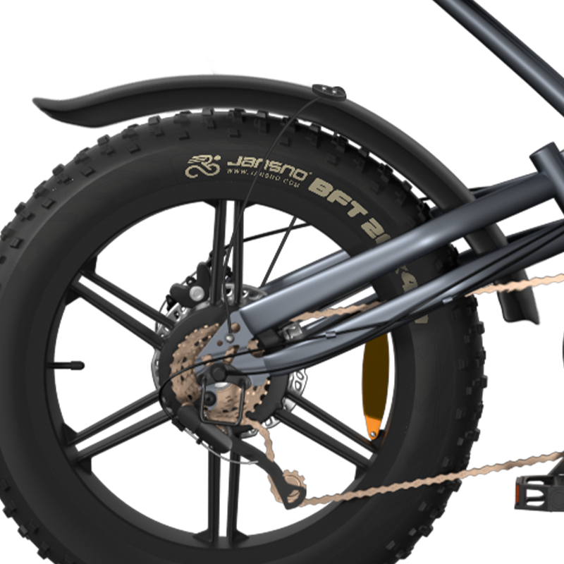 Rear wheel mudguard for jansno x50 ebikes