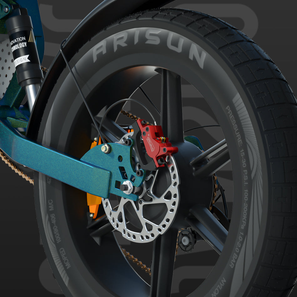 Safe and durable hydraulic brakes for jansno X60