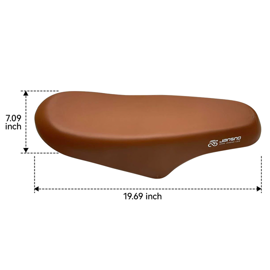 sanddle size for jansno ebikes