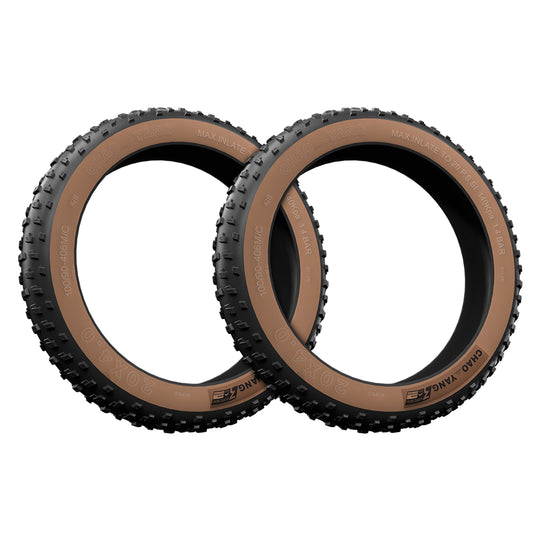 jansno x70 electric bicycle brown outer tube 20x4.0 2pcs