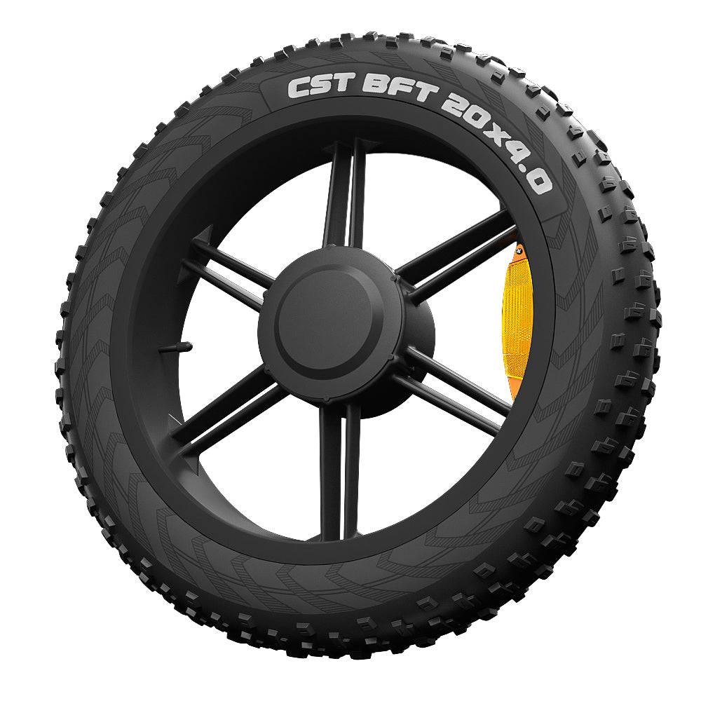 Jansno X70电动自行车配件,黑色后轮带内置电机,适用于Jansno X70电动自行车。