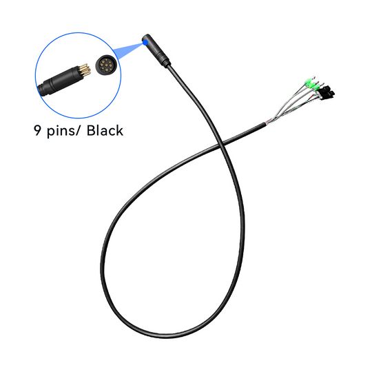 9 pins black port motor wire original version