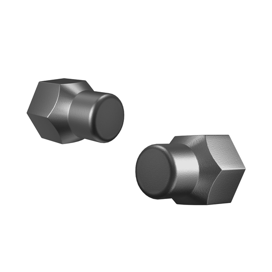 nut caps for the rear wheel