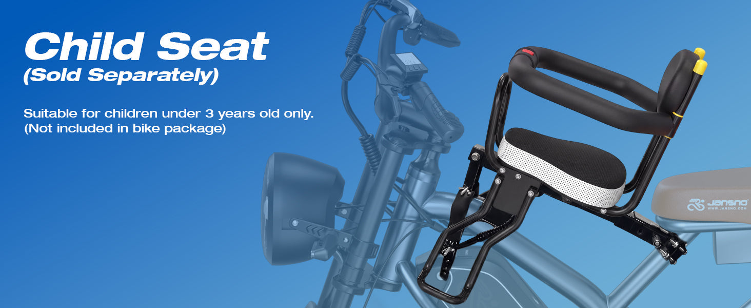 Can You Install A Child Seat On JANSNO X50 Fat-Tire E-Bike? Complete Safety & Installation Guide