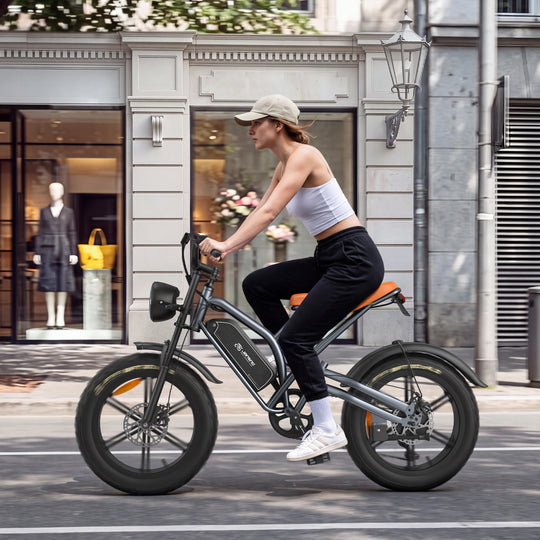 JANSNO X50 Fat Tire Electric Bike for Adults, 25km/h