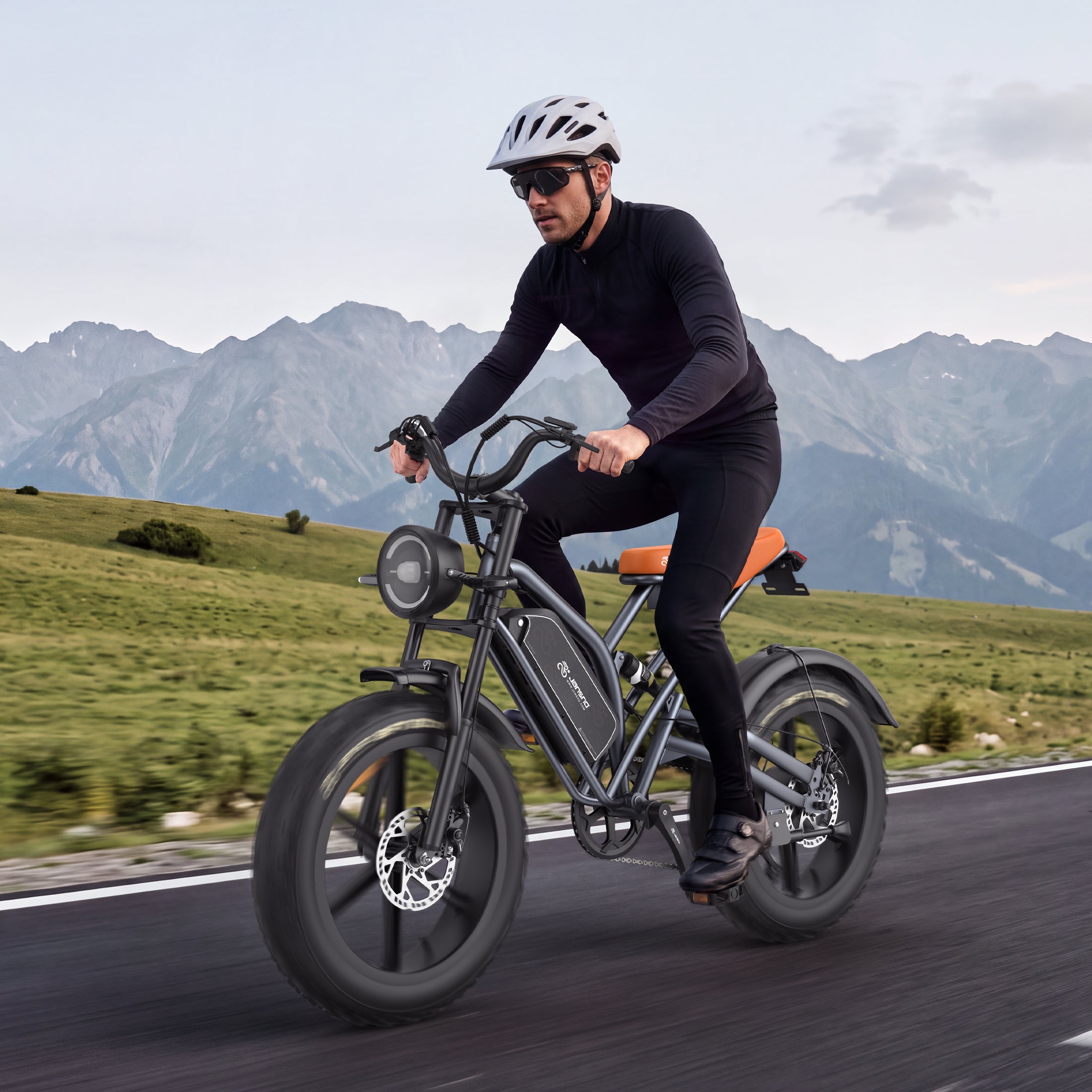 JANSNO X50 Fat Tire Electric Bike for Adults,NFC Display