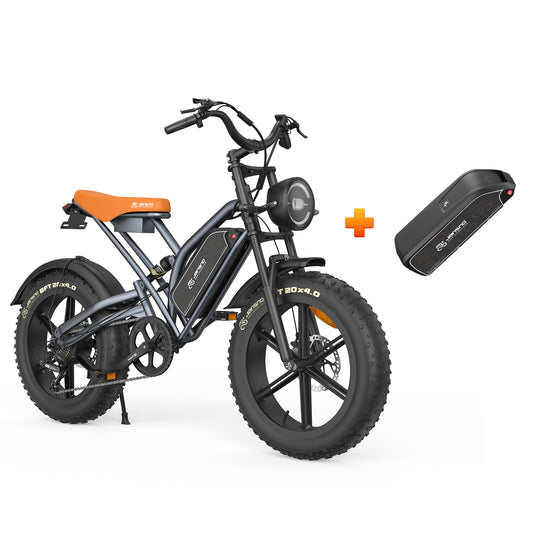 JANSNO X50 Bicicletta Elettrica con Pneumatici Grassi per Adulti, Display NFC