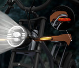 Bicicleta eléctrica JANSNO X50 con neumático ancho de 20"x4.0 para adultos, motor sin escobillas de 750 W, batería extraíble de 48 V 14 Ah, transmisión Shimano de 7 velocidades