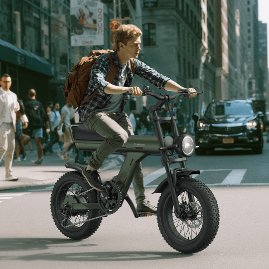 Jansno X90 electric bike for teens, featuring sleek frame and tires, ideal for everyday commuting and youthful riding adventures.