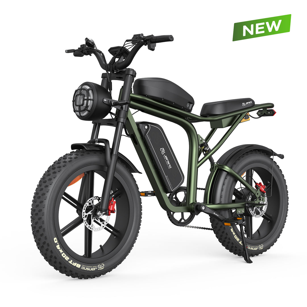 Jansno X80 – All-Terrain Sport E-Bike Complete with Cycling Storage Bag