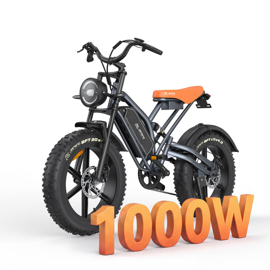 JANSNO X50 Bicicletta Elettrica con Pneumatici Grassi per Adulti, Display NFC