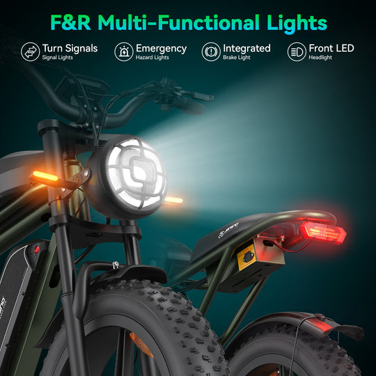 Jansno X80 MAX – Dual Battery Off Road E-bike Long Range