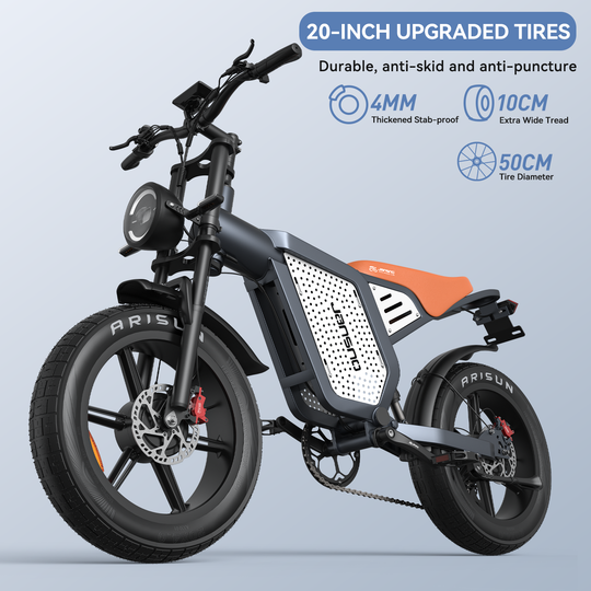 JANSNO X60 Electric Bike Dual Motor All-Wheel Drive