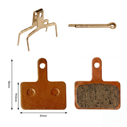 2 Pairs E-Bike Brake Pads Compatible Jansno Electric Bike Disc Brake Pads