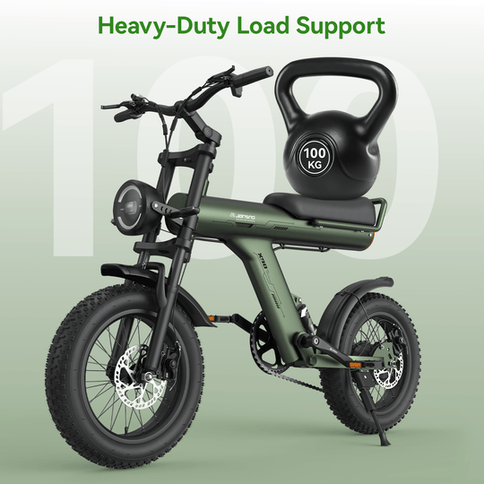 Jansno X90 electric bike for teens, showcasing sleek frame, handlebars, and battery, ideal for daily commuting and casual riding.