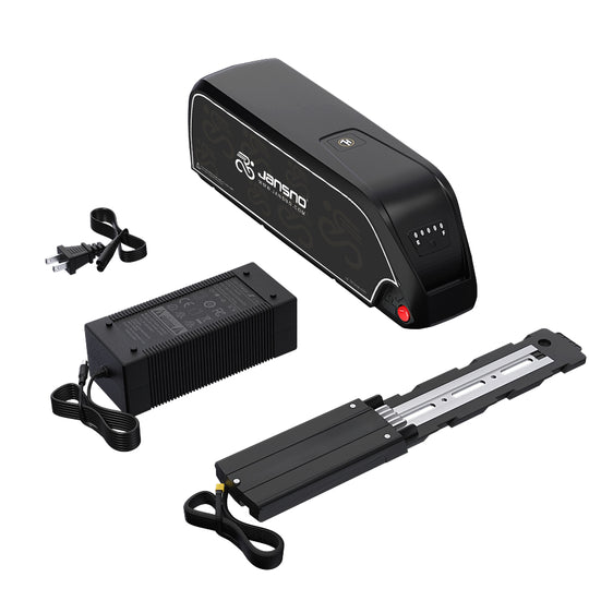 Jansno Battery 14Ah/ 17Ah/ 20Ah/ 23Ah 48V Battery with Base and Charger Electric Bike Battery