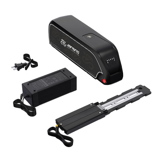 Jansno Battery 14Ah/ 17Ah/ 20Ah/ 23Ah 48V Battery with Base and Charger Electric Bike Battery