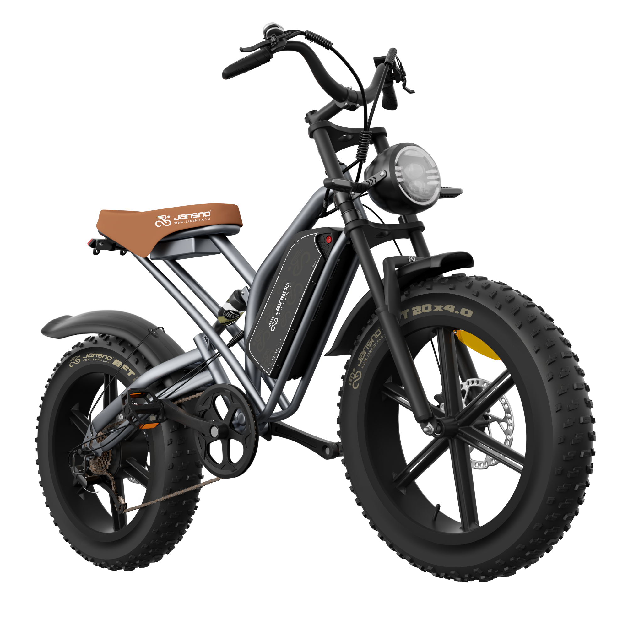 Thumb throttle, updated version of Jansno X50 fat tire electric bikes
