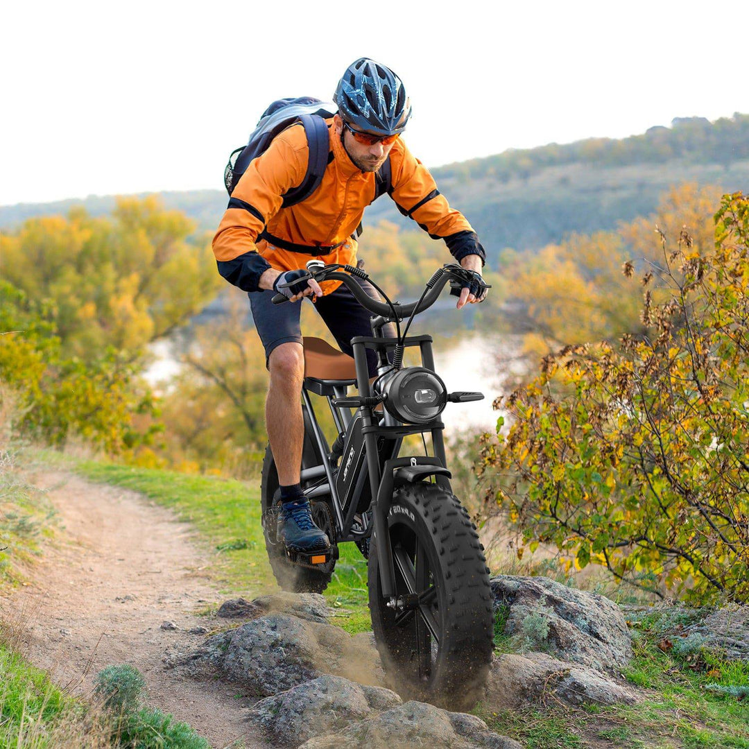 e bike fully 50kmh JANSNO X50 Fat Tire Electric Bike for Adults,NFC Display