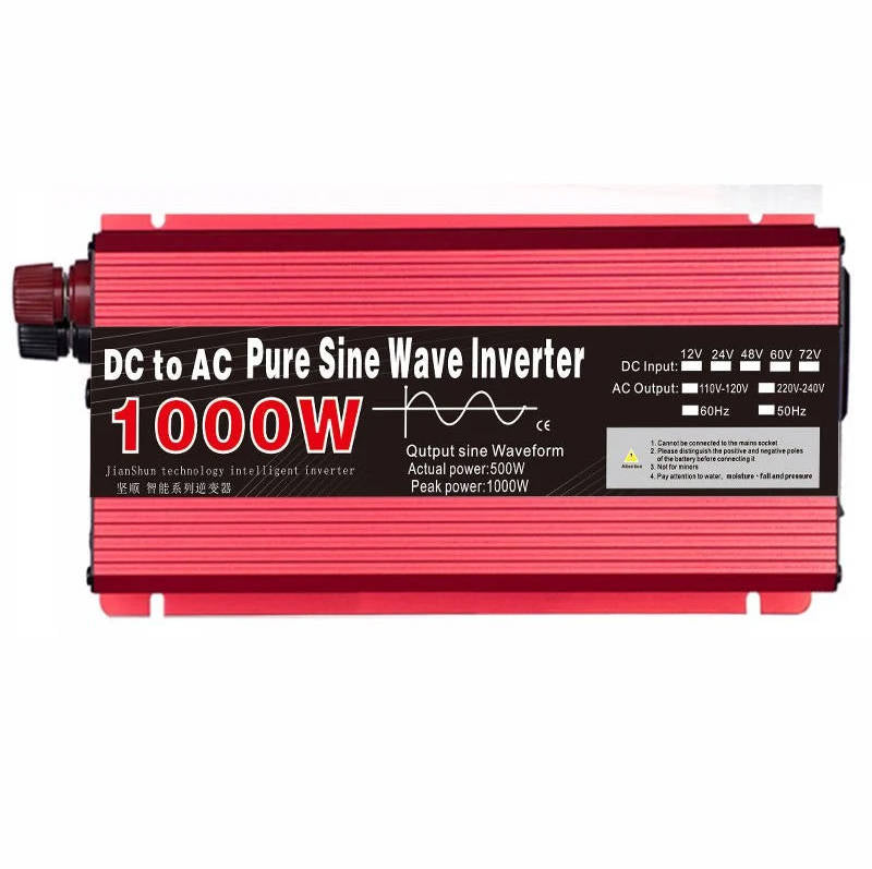 Onduleur à onde sinusoïdale pure 1000W/3000W pour les vélos électriques de la série Jansno X80