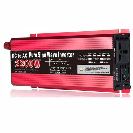 Onduleur à onde sinusoïdale pure 1000W/3000W pour les vélos électriques de la série Jansno X80