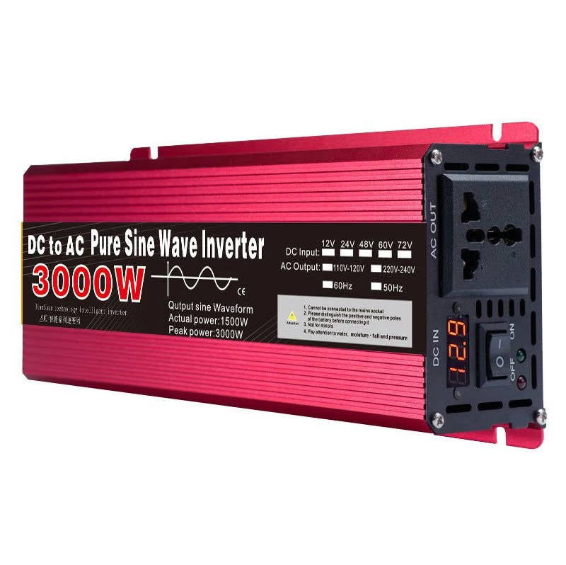 Onduleur à onde sinusoïdale pure 1000W/3000W pour les vélos électriques de la série Jansno X80