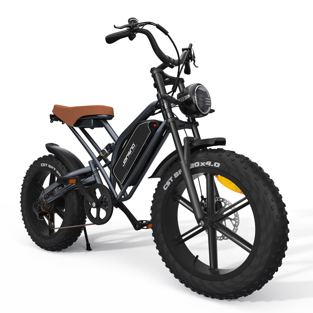 JANSNO X50 Bicycle 250W Motor Fat Tire Electric Bike for Adults