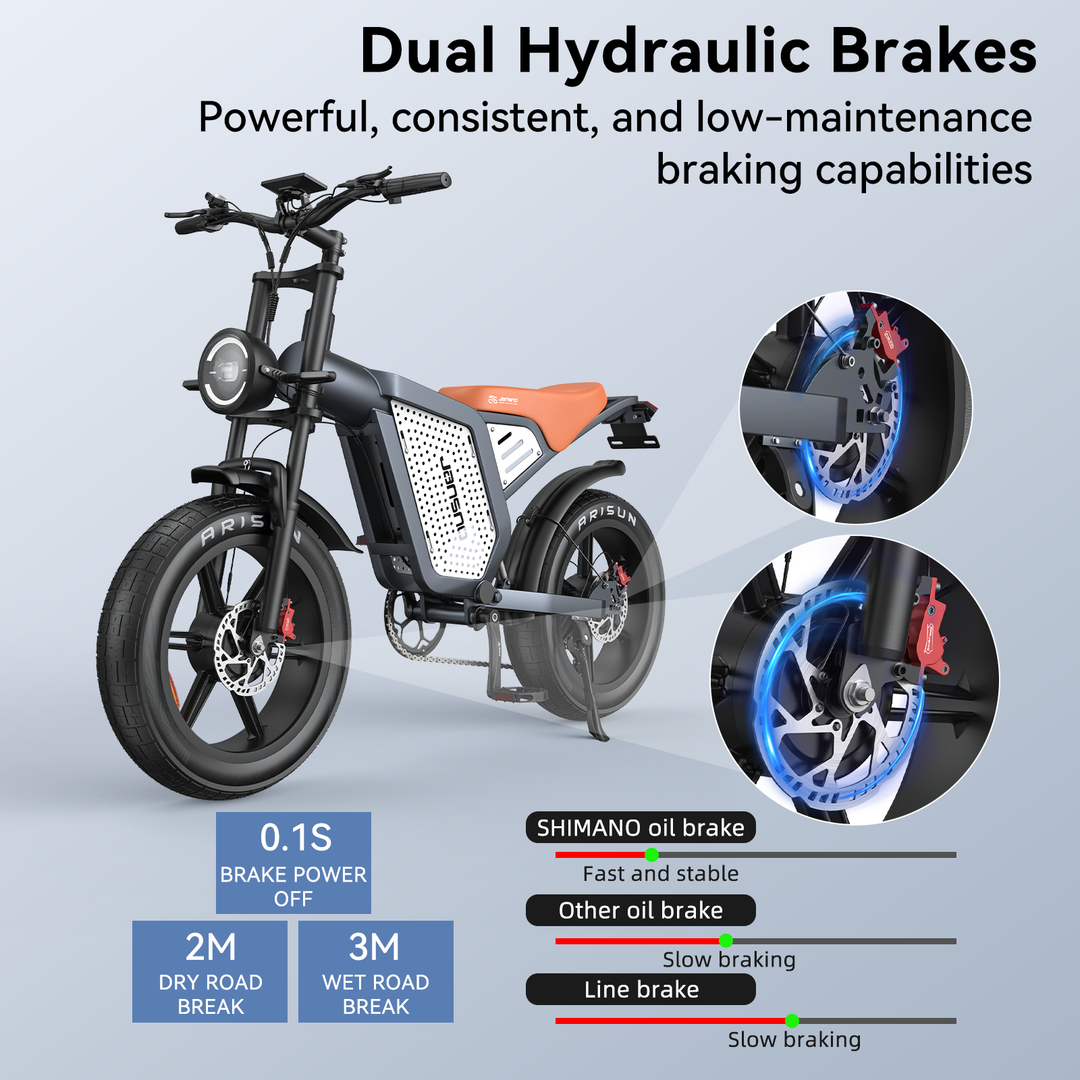 JANSNO X60 Electric Bike Dual Motor All-Wheel Drive