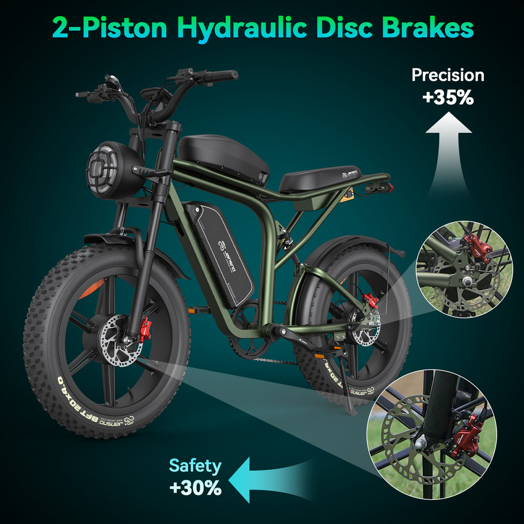 Jansno X80 MAX – Dual Battery Off Road E-bike Long Range