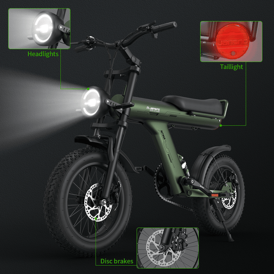 Jansno X90 electric bike for teens, showing sleek frame, handlebars, and wheels designed for daily commuting and youthful riding.
