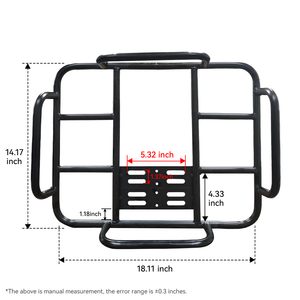 rear luggage rack for jansno x70 bicycle